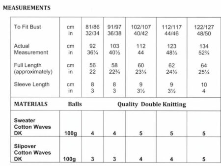 James C Brett Sweater and Slipover Pattern JB965 - Image 2