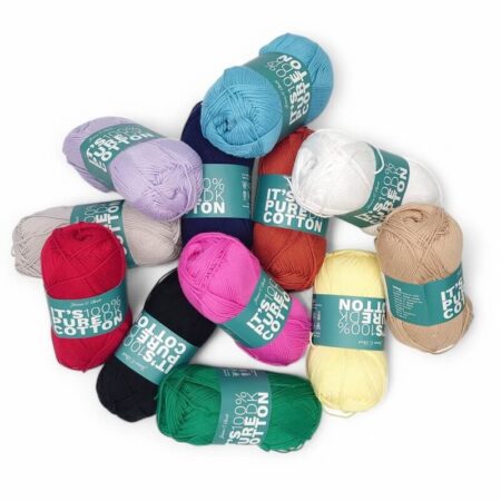 James C Brett It's 100% Pure Cotton DK 100g - Image 2