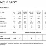 James C Brett Sweater Pattern JB671