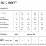 James C Brett Sweater Pattern JB676