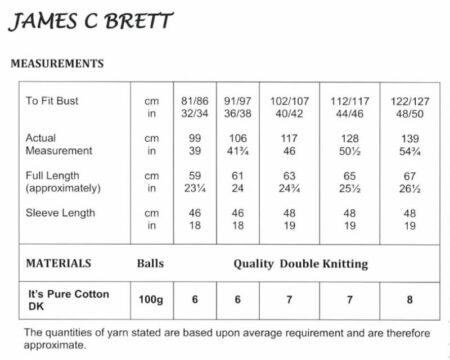 James C Brett Cardigans Pattern JB877 - Image 2