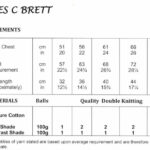 James C Brett Slipover Pattern JB942