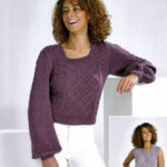James C Brett Sweater and Vest Pattern JB943