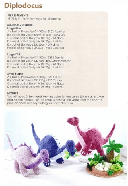 King Cole Dinosaur Land Knits Book 1 - Image 6