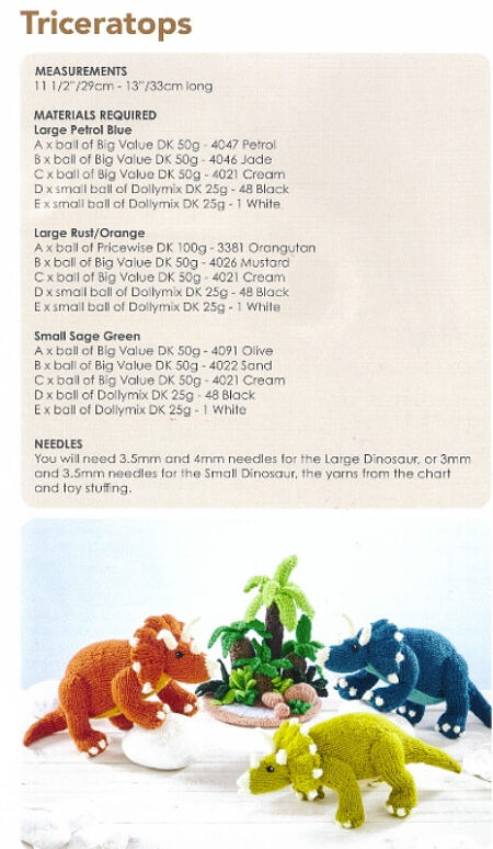 King Cole Dinosaur Land Knits Book 1 - Image 5