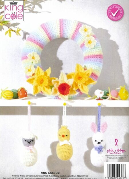 King Cole Springtime Crochet Book 1 - Image 2