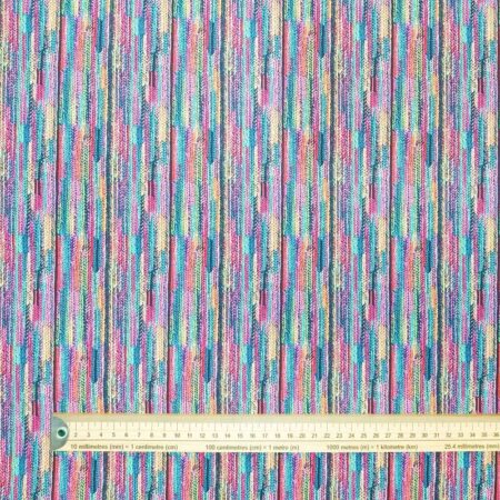 3D Look Knitted Lines Cotton - Image 5