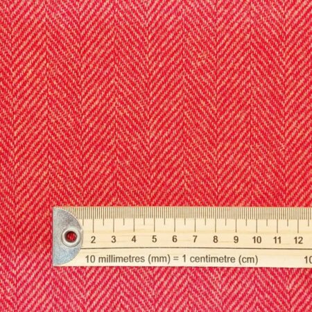 Coral Wool Herringbone - Image 3