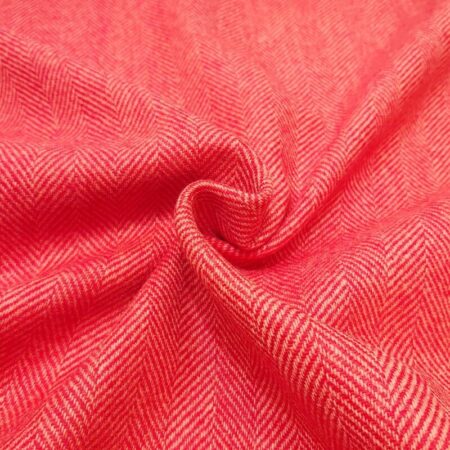 Coral Wool Herringbone - Image 2