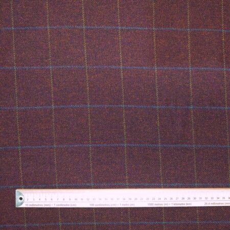 Plum Wool Check - Image 5