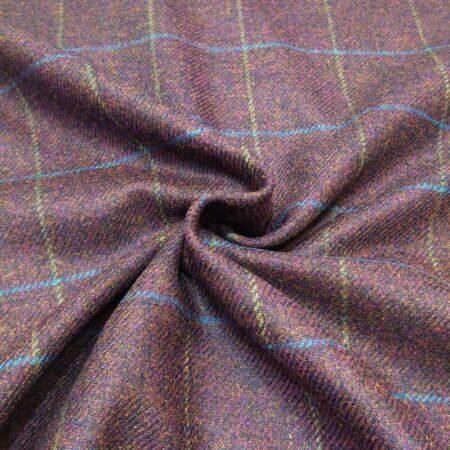 Plum Wool Check - Image 3