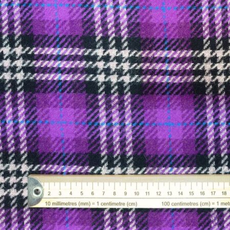 Purple Wool Large Check - Image 4