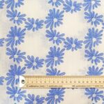 Blue Daisies Polycotton