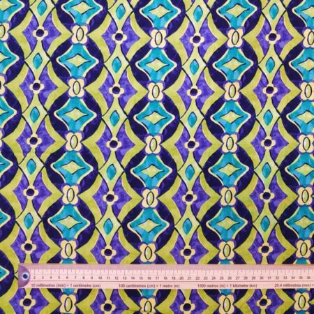Pistachio Trellis Viscose - Image 2