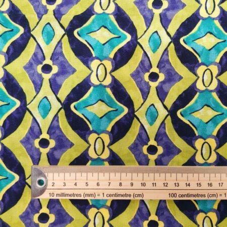 Pistachio Trellis Viscose - Image 4