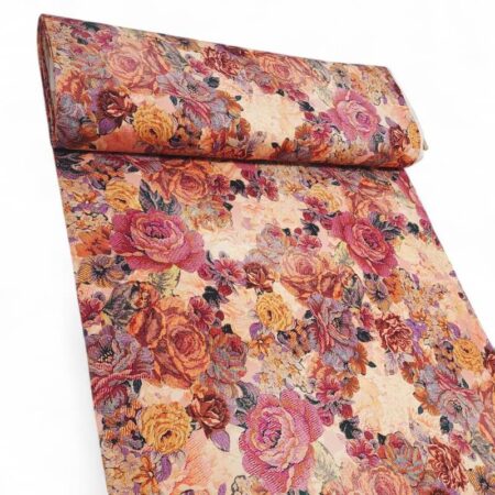 Warm Floral Cotton Elastane