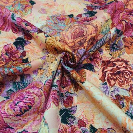 Warm Floral Cotton Elastane - Image 3