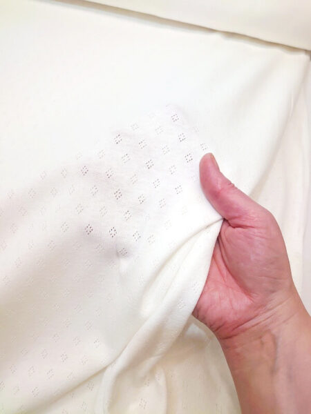 Pointelle Cotton Jersey - Image 3