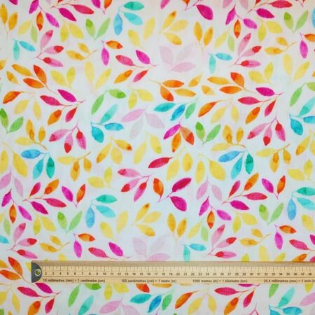 Bright Leaves Double Gauze - Image 6