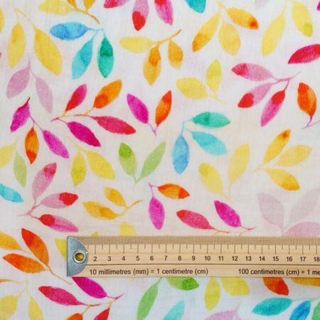 Bright Leaves Double Gauze - Image 5