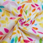 Bright Leaves Double Gauze