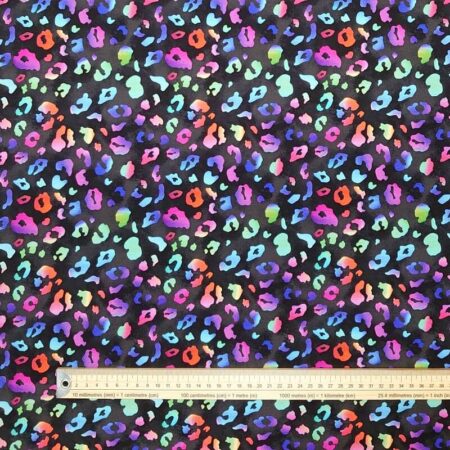 Rainbow Animal Print Bamboo Jersey - Image 6