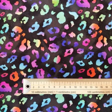 Rainbow Animal Print Bamboo Jersey - Image 5