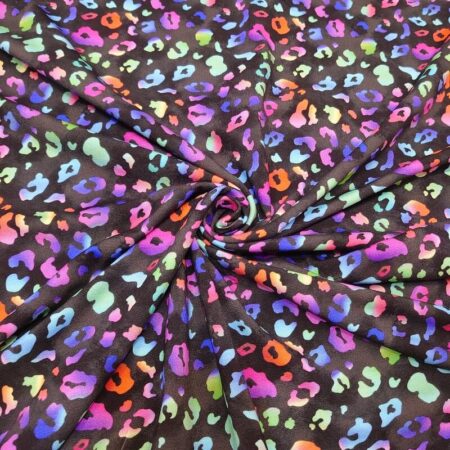 Rainbow Animal Print Bamboo Jersey - Image 3