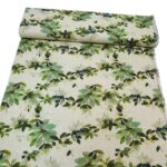 Green Garden Linen Viscose
