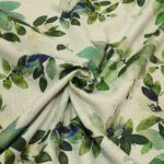 Green Garden Linen Viscose