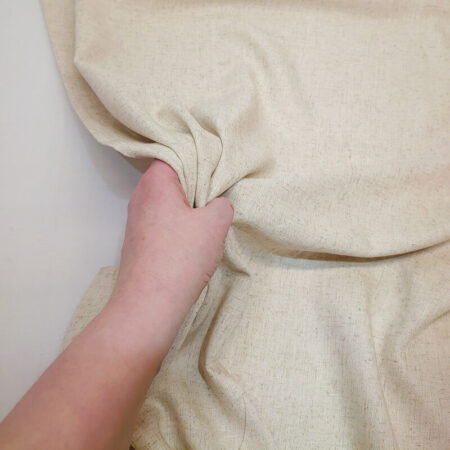 Natural Plain Linen Viscose - Image 2