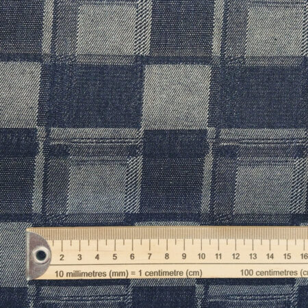 Jacquard Denim Blocks - Image 5