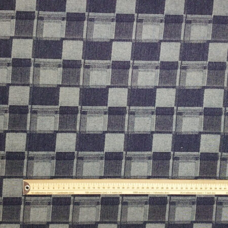 Jacquard Denim Blocks - Image 4