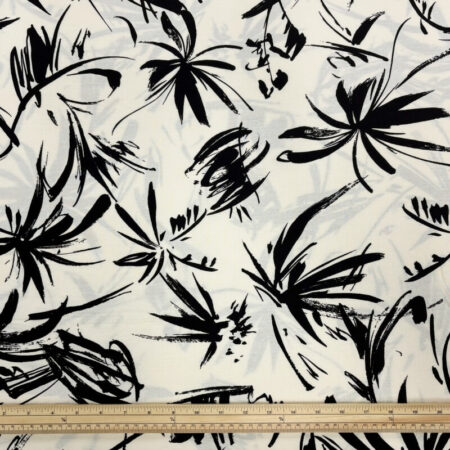 Chinese Brushstrokes Airflow Viscose - Image 2