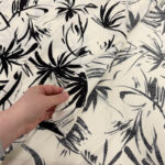 Chinese Brushstrokes Airflow Viscose