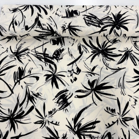 Chinese Brushstrokes Airflow Viscose