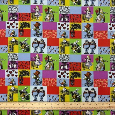 Alice in Wonderland Cotton Percale - Image 2