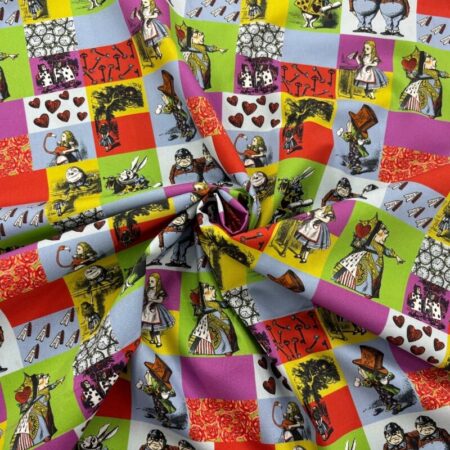 Alice in Wonderland Cotton Percale - Image 3