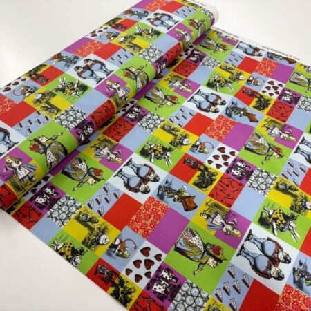 Alice in Wonderland Cotton Percale