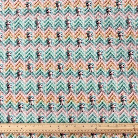 Crochet Unicorn Cotton Jersey - Image 2