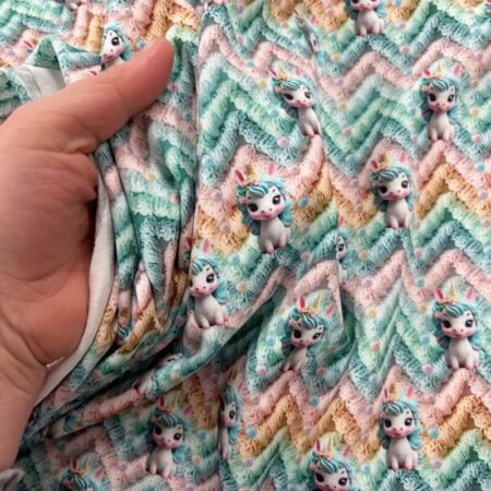 Crochet Unicorn Cotton Jersey