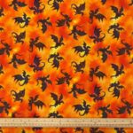 Fire and Fury Dragon Fabrics