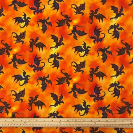 Fire and Fury Dragon Fabrics - Image 2
