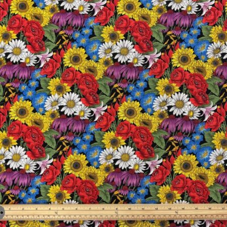 Flower Market Quilting Cotton - Image 3