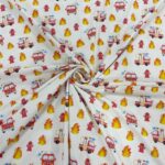 Fire Engine Cotton Jersey