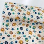 Space Monsters Cotton Jersey