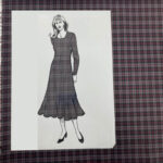 Wine Check Wool Suiting