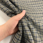Pewter Grey Dogtooth Check Wool