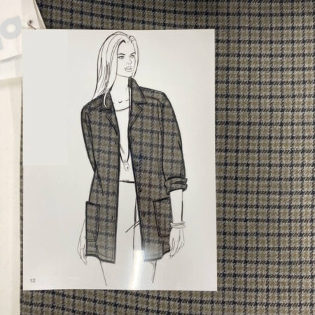 Pewter Grey Dogtooth Check Wool - Image 4