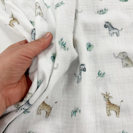 Baby Animals Double Gauze